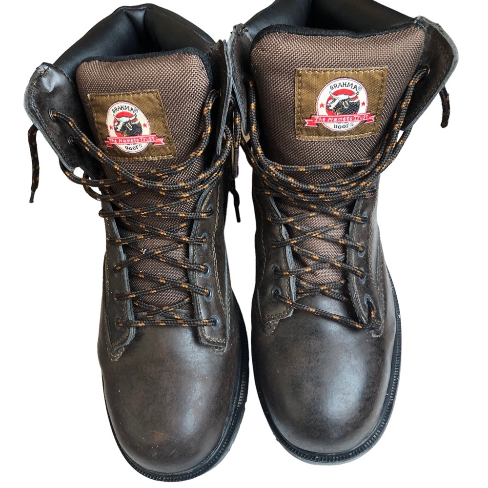BRAHMA Men’s Boots Steel Toe meets ASTM 241318 Standard. Oil & slip resistant